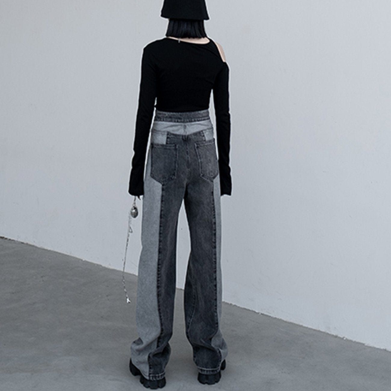 Half Shoulder Long Sleeve T Shirt sold by Yugen Theory product image thumbnail 4