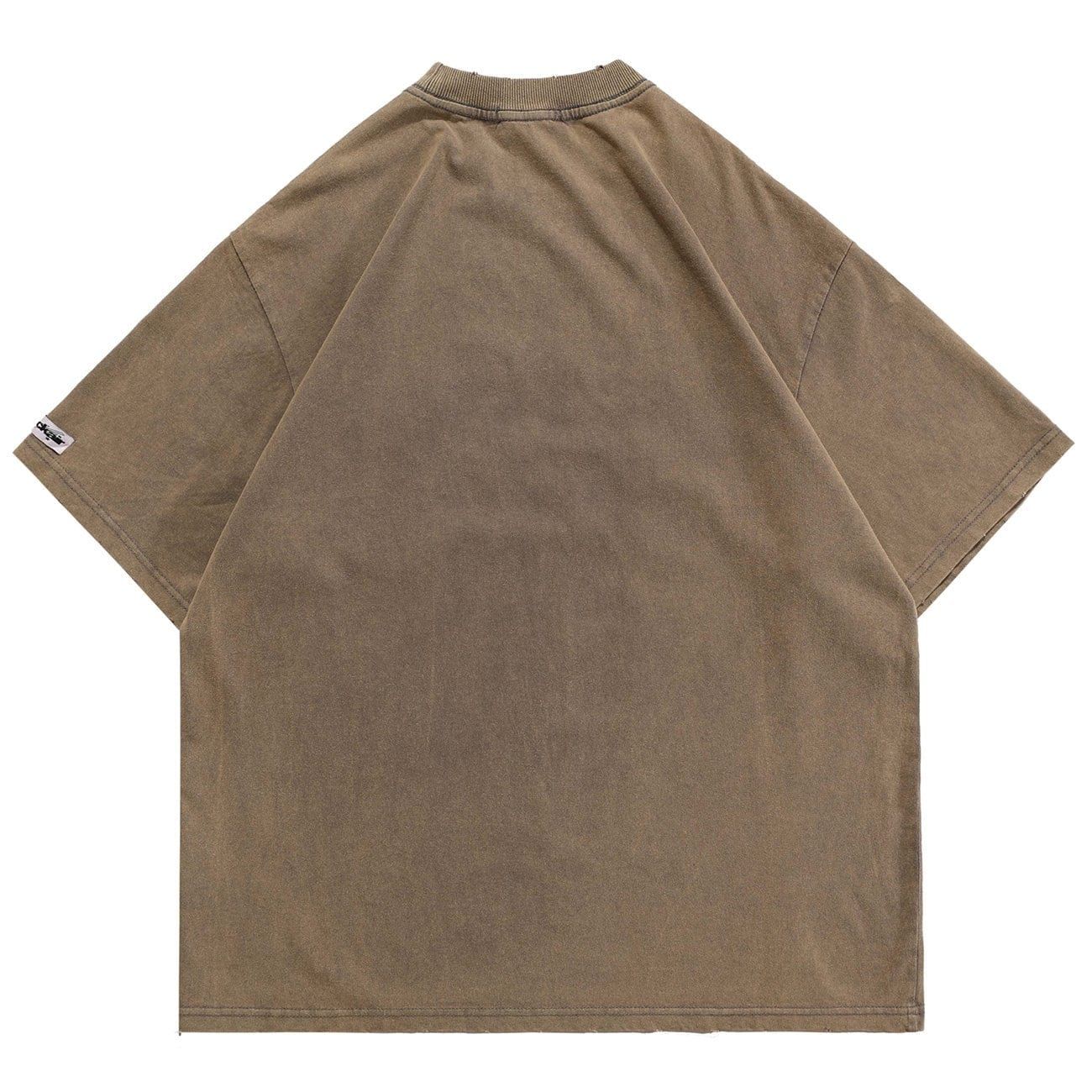 Arrangement Letters Washed Graphic T-Shirt sold by Yugen Theory product image thumbnail 4