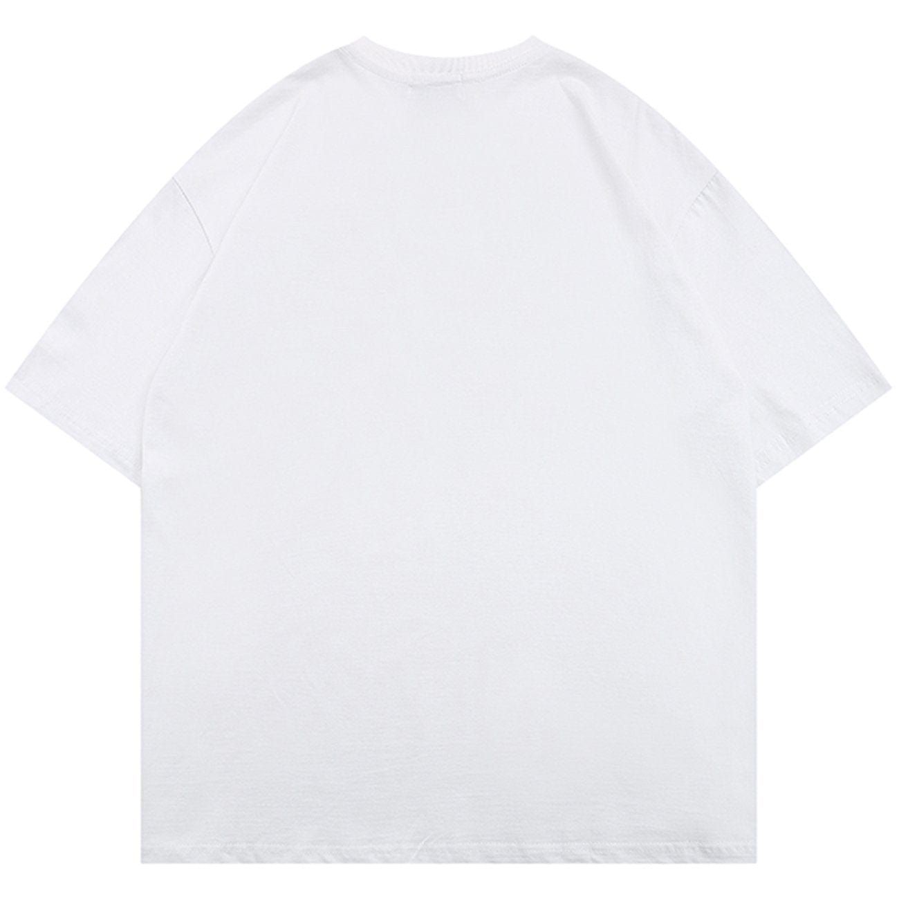 Lightning Skeleton Graphic T-Shirt sold by Yugen Theory product image thumbnail 4