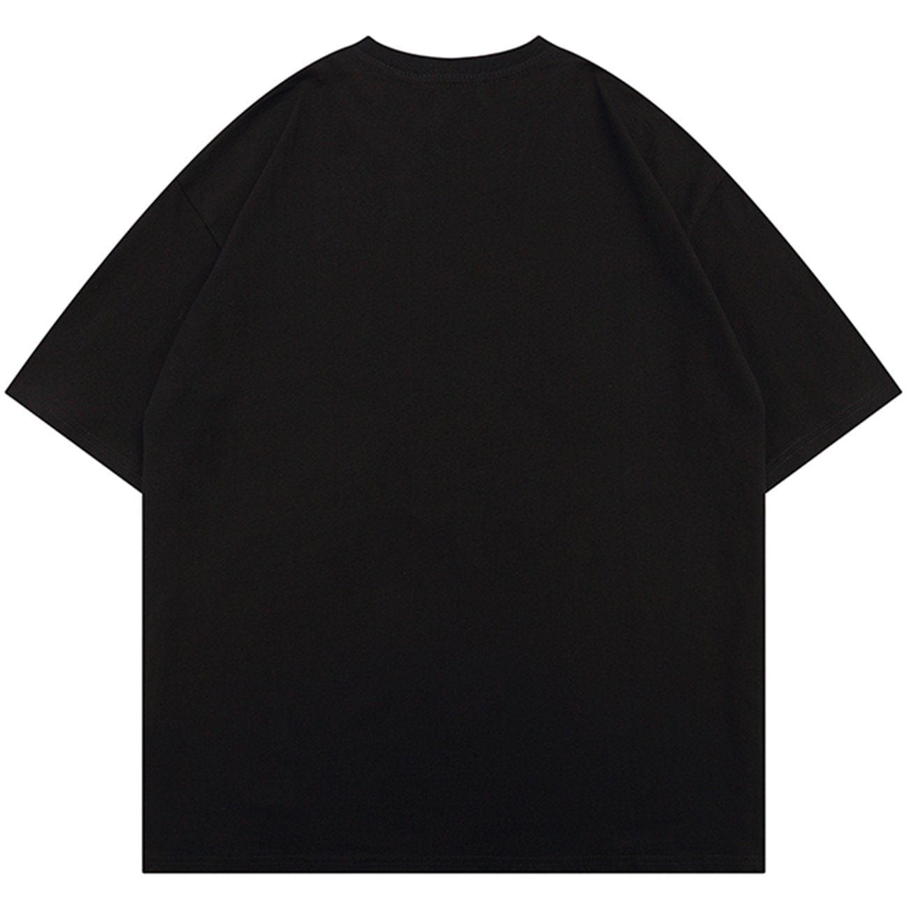 Lightning Skeleton Graphic T-Shirt sold by Yugen Theory product image thumbnail 2