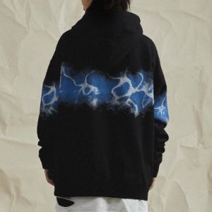Surround Lightning Print Hoodie sold by Yugen Theory