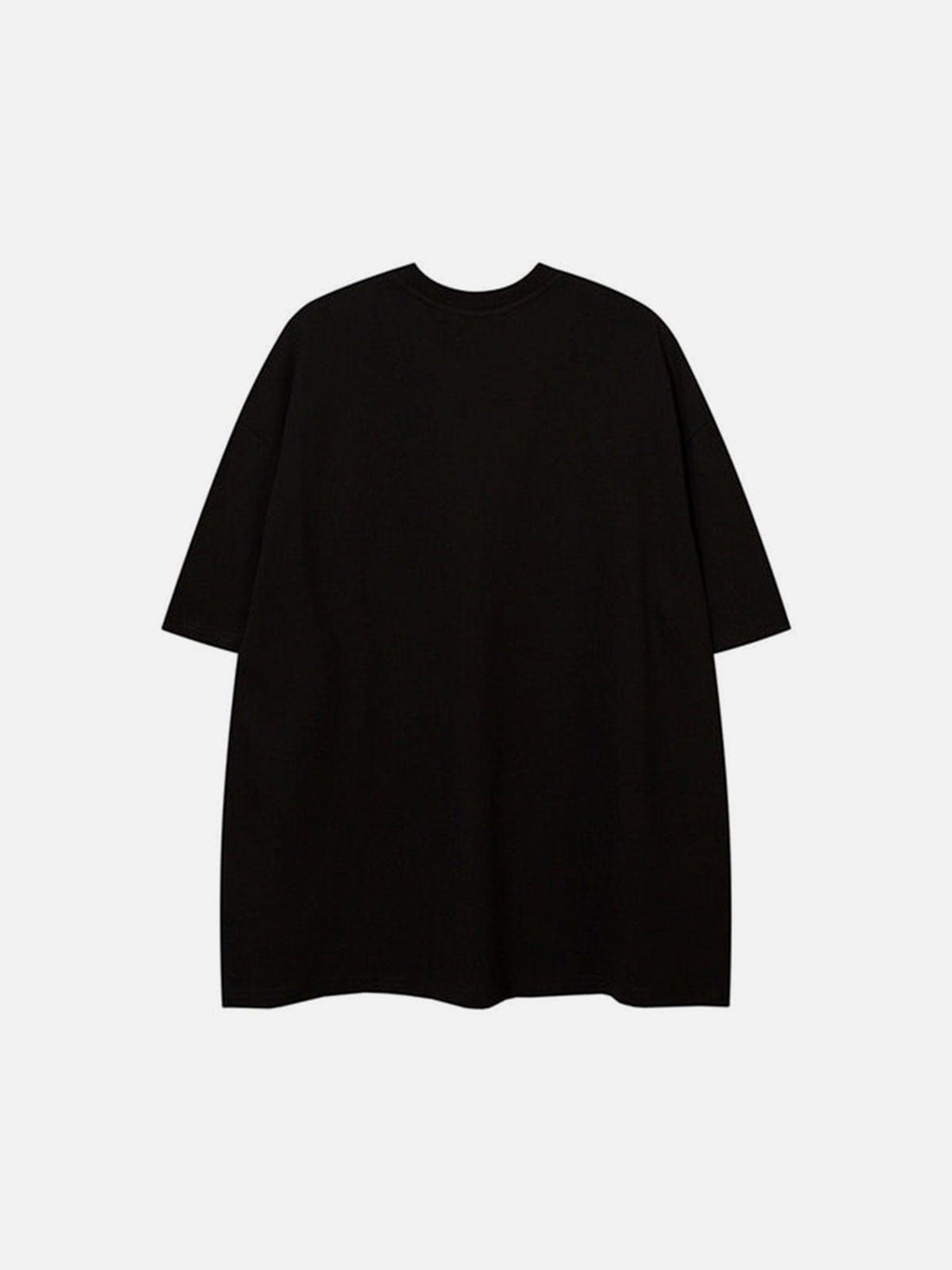 Arched Letters Graphic T-Shirt sold by Yugen Theory product image thumbnail 4