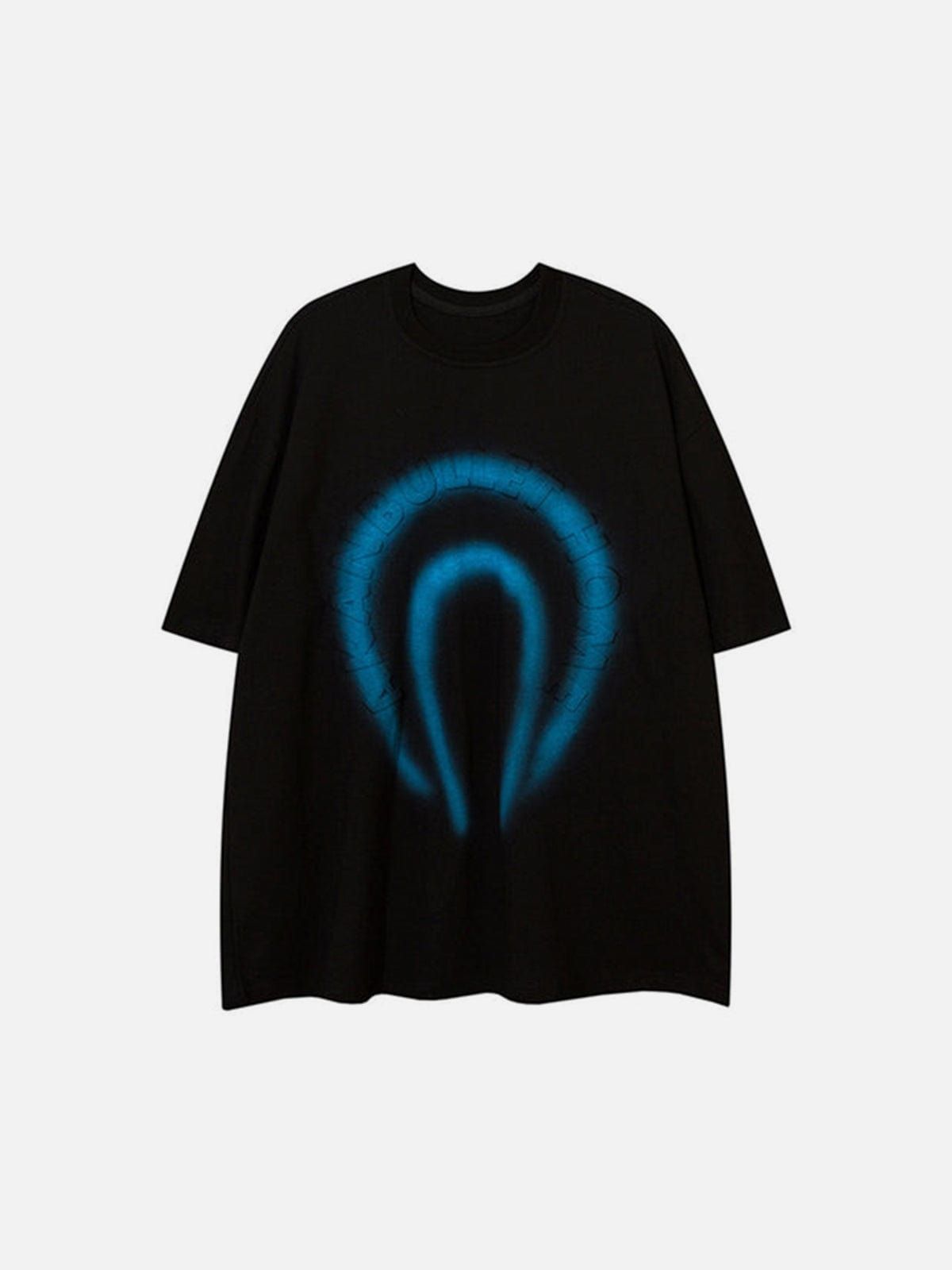 Arched Letters Graphic T-Shirt sold by Yugen Theory