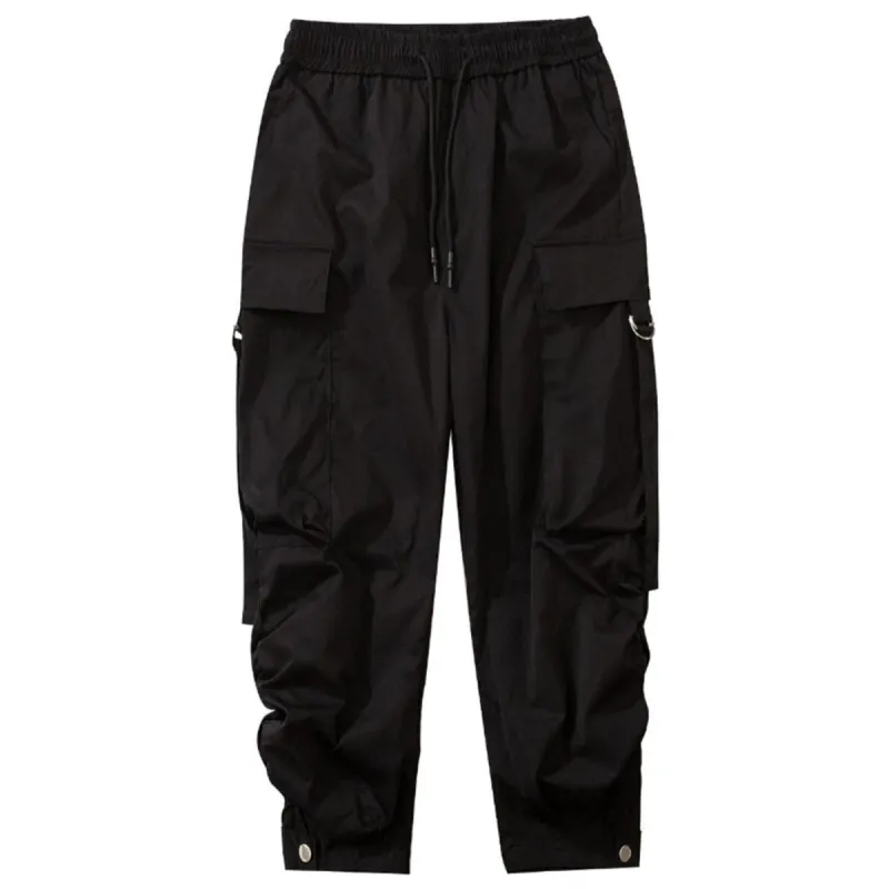 Ribbon Fold Buckle Cargo Pants sold by Yugen Theory