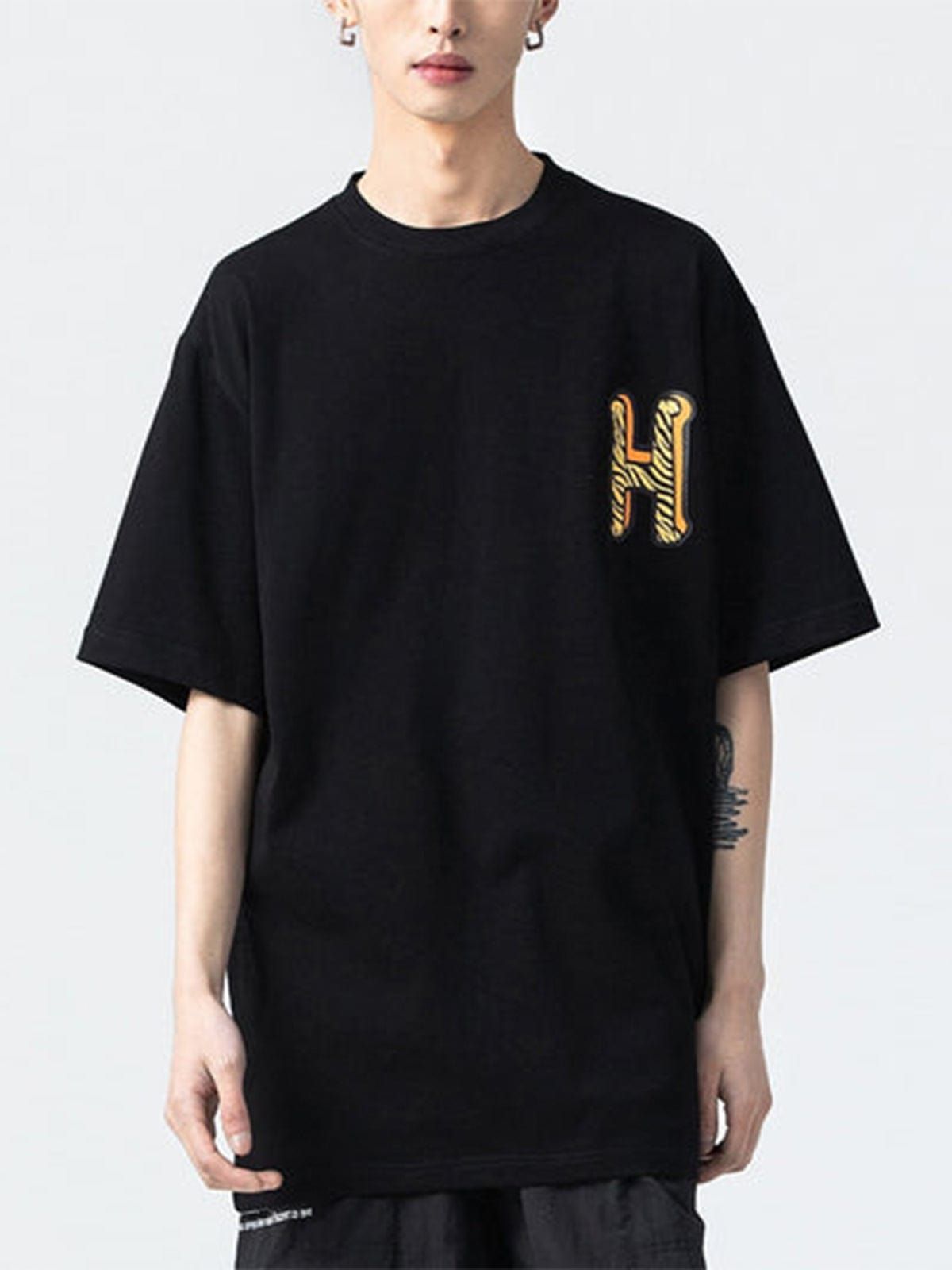 Tiger Letters Graphic T-Shirt sold by Yugen Theory product image thumbnail 4