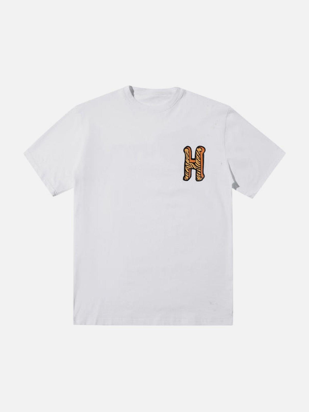 Tiger Letters Graphic T-Shirt sold by Yugen Theory product image thumbnail 3