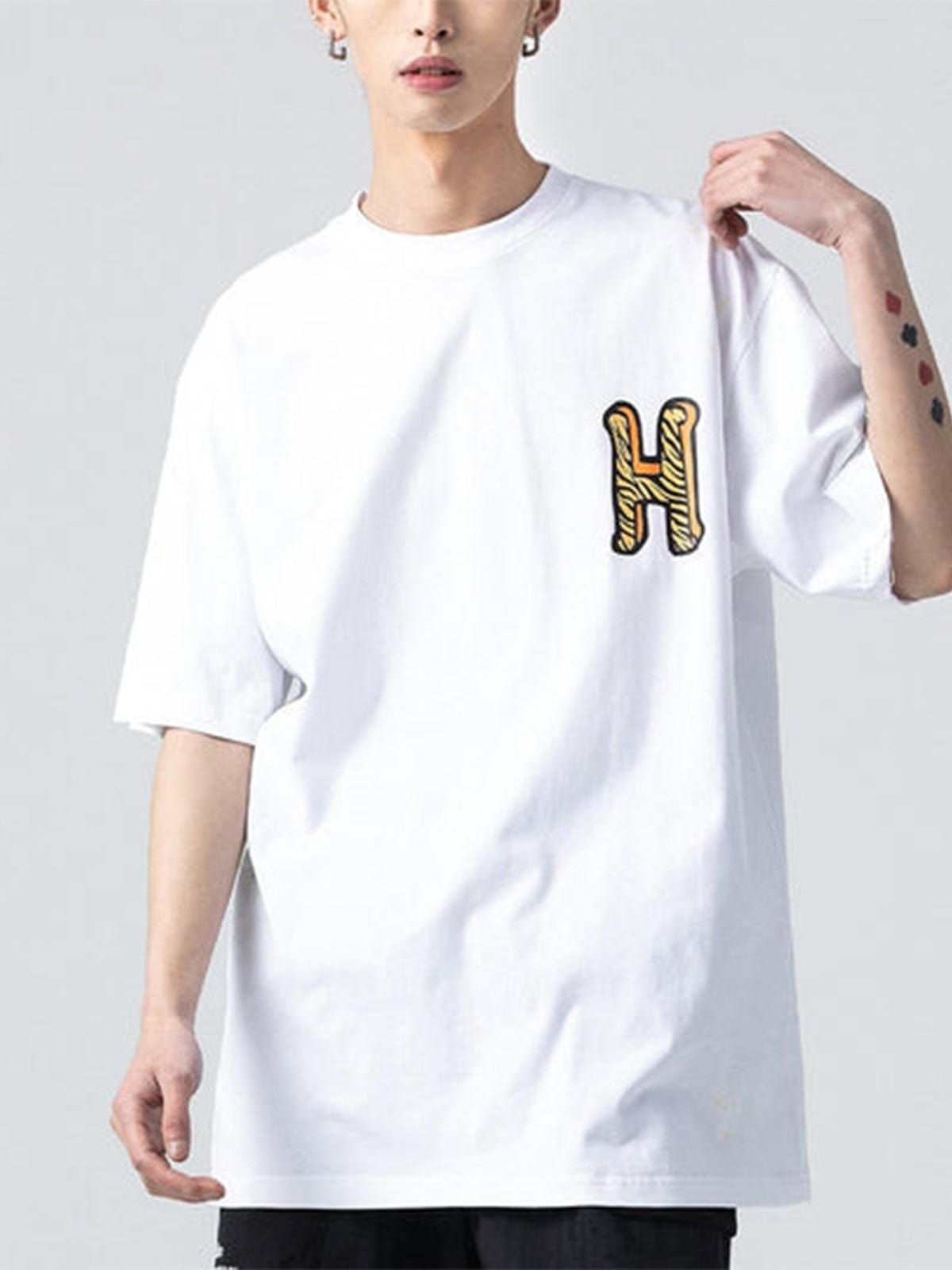 Tiger Letters Graphic T-Shirt sold by Yugen Theory product image thumbnail 5