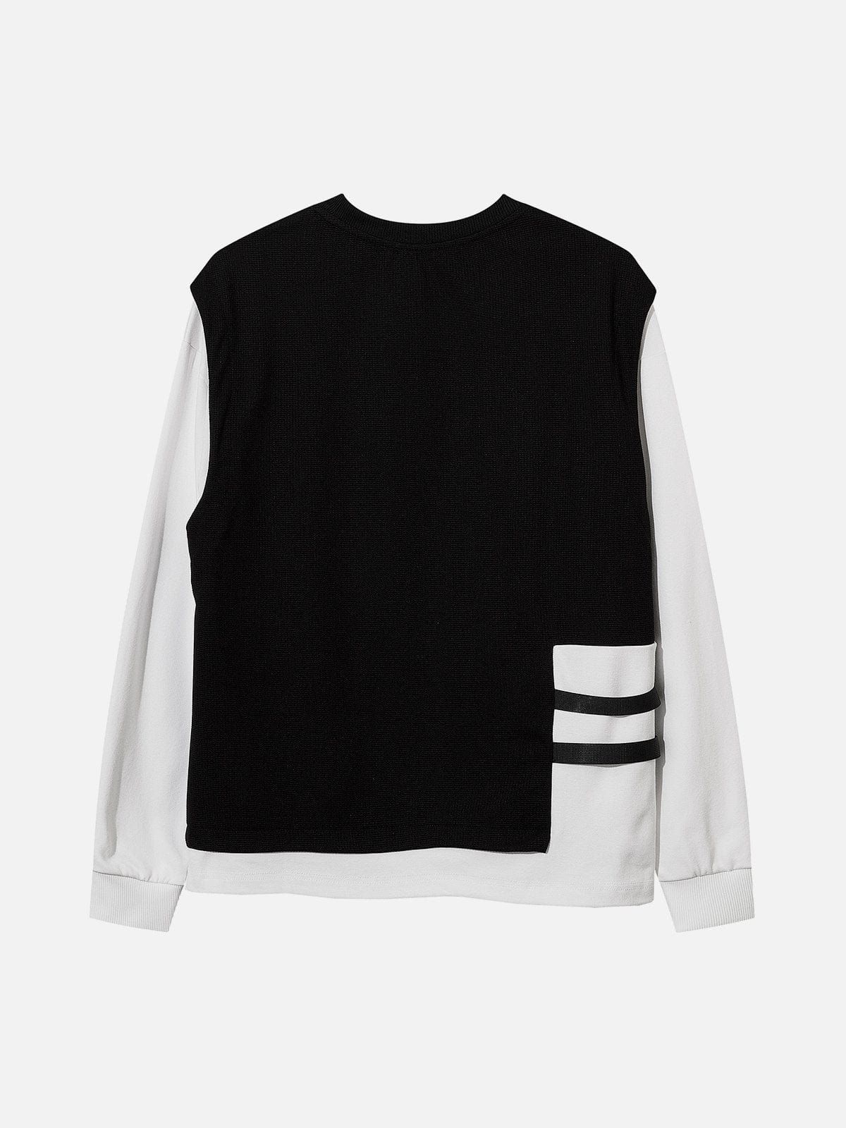 Patchwork Bag Buckles Sweatshirt sold by Yugen Theory product image thumbnail 2