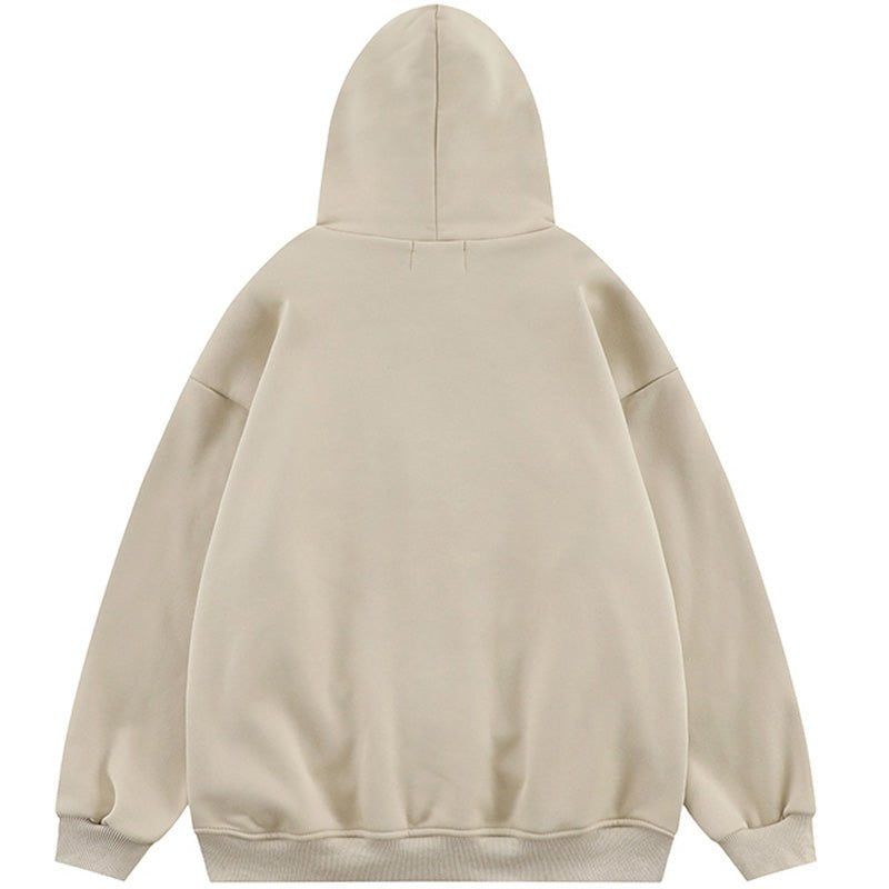 Fleece Zip Up Hoodie Unoffcall sold by Yugen Theory product image thumbnail 3