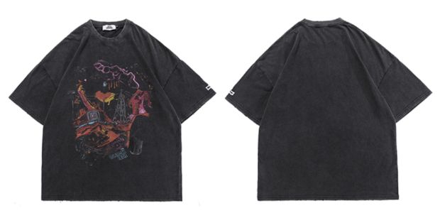 Washed Cyberpunk T-Shirt sold by Yugen Theory