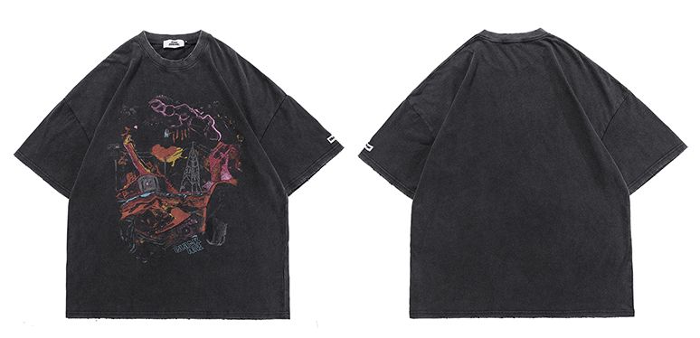 Washed Cyberpunk T-Shirt sold by Yugen Theory