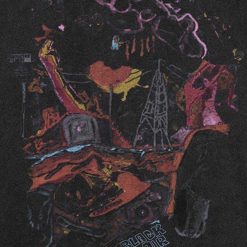 Washed Cyberpunk T-Shirt sold by Yugen Theory product image thumbnail 2