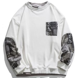 Layered Sweatshirt Bandana Patch sold by Yugen Theory