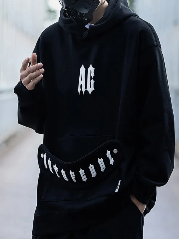 Detachable Neckerchief Hoodie sold by Yugen Theory