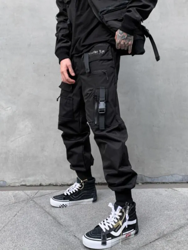 Multi Pocket Bag Buckles Cargo Pants sold by Yugen Theory