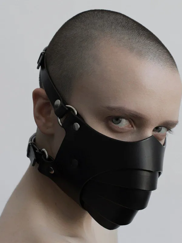 Gothic PU Face Mask sold by Yugen Theory