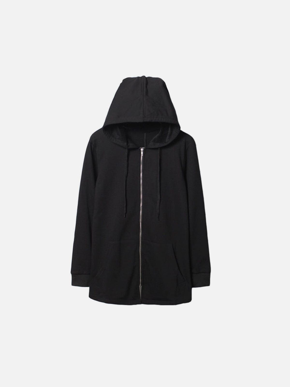 Dark Zip Up Cloak Cape Oversize Wizard Coat sold by Yugen Theory