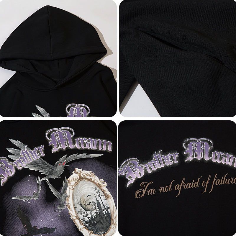 High Street Hoodie Dark Crows sold by Yugen Theory product image thumbnail 5