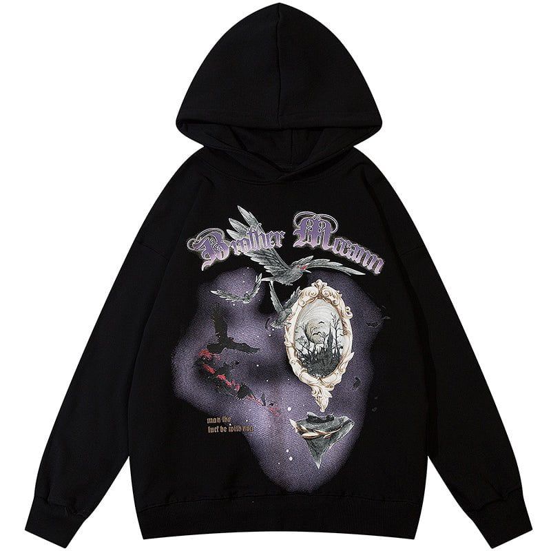 High Street Hoodie Dark Crows sold by Yugen Theory