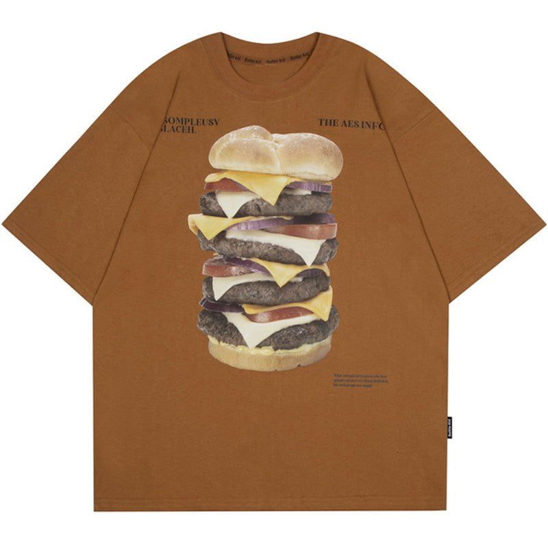Unique T-shirt Super Hamburger sold by Yugen Theory