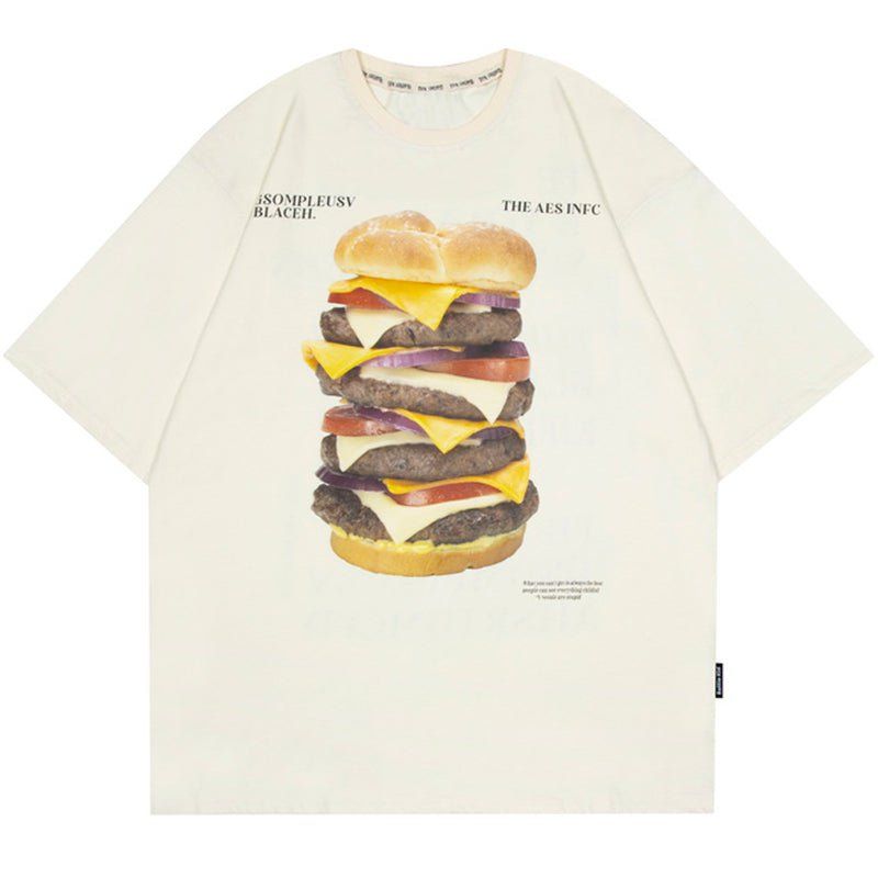 Unique T-shirt Super Hamburger sold by Yugen Theory product image thumbnail 2