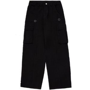 Retro Twill Wide Leg Cargo Pants sold by Yugen Theory