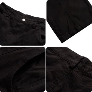 Retro Twill Wide Leg Cargo Pants sold by Yugen Theory