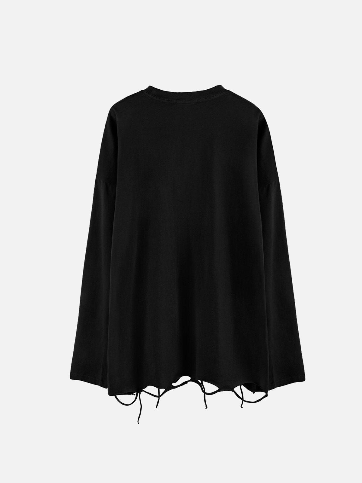 Broken Hole Sweatshirt sold by Yugen Theory product image thumbnail 2