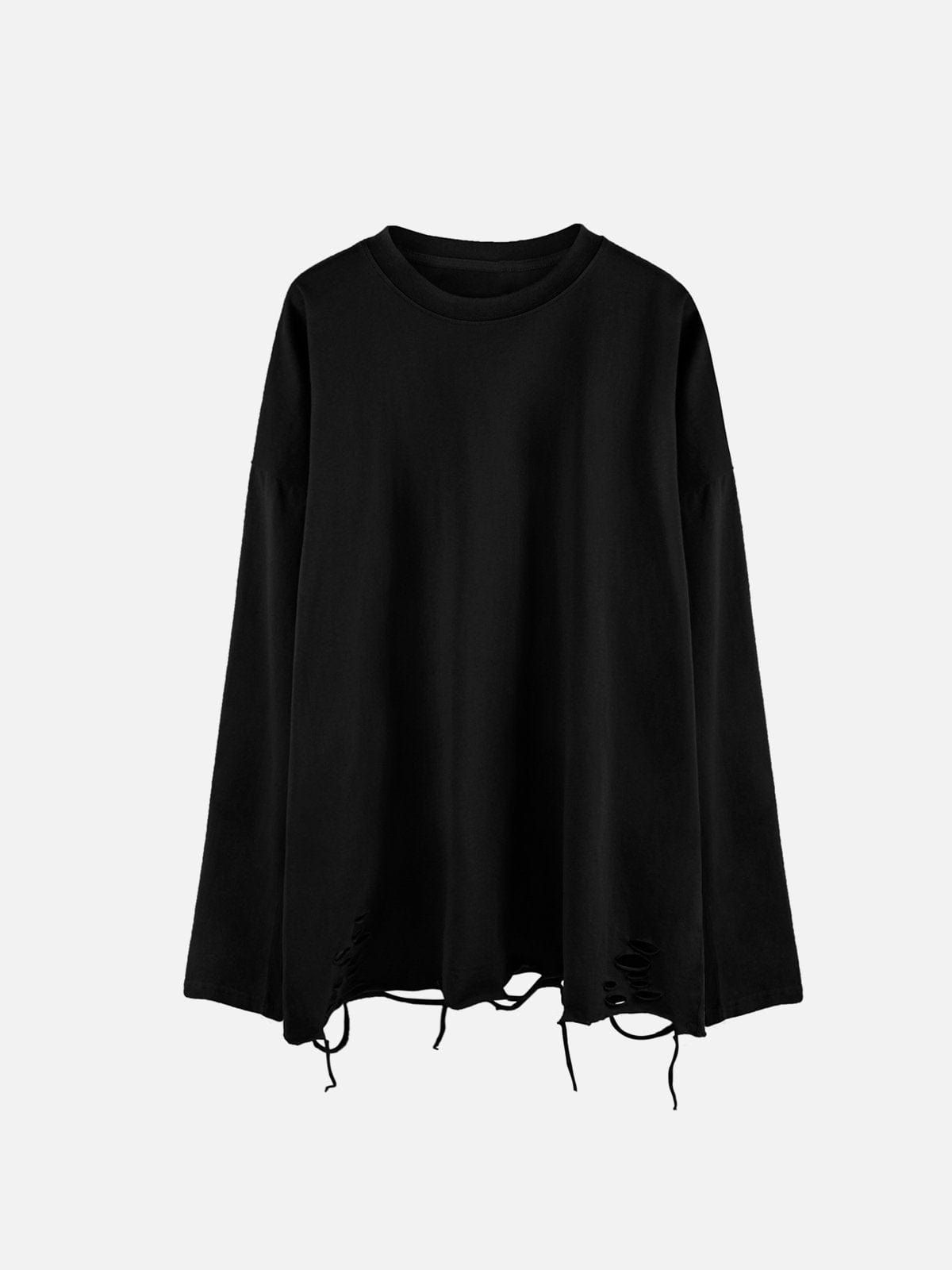 Broken Hole Sweatshirt sold by Yugen Theory