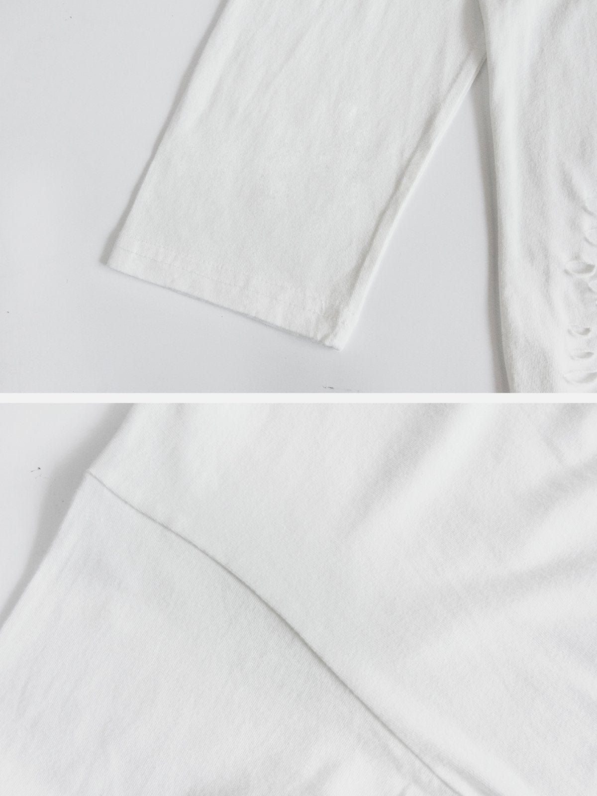 Broken Hole Sweatshirt sold by Yugen Theory product image thumbnail 5