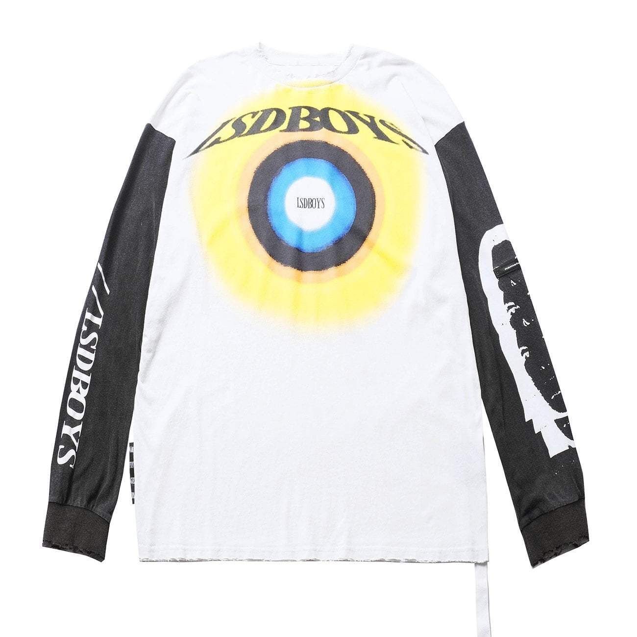 Vintage Color Block Patchwork Sweatshirt sold by Yugen Theory product image thumbnail 2