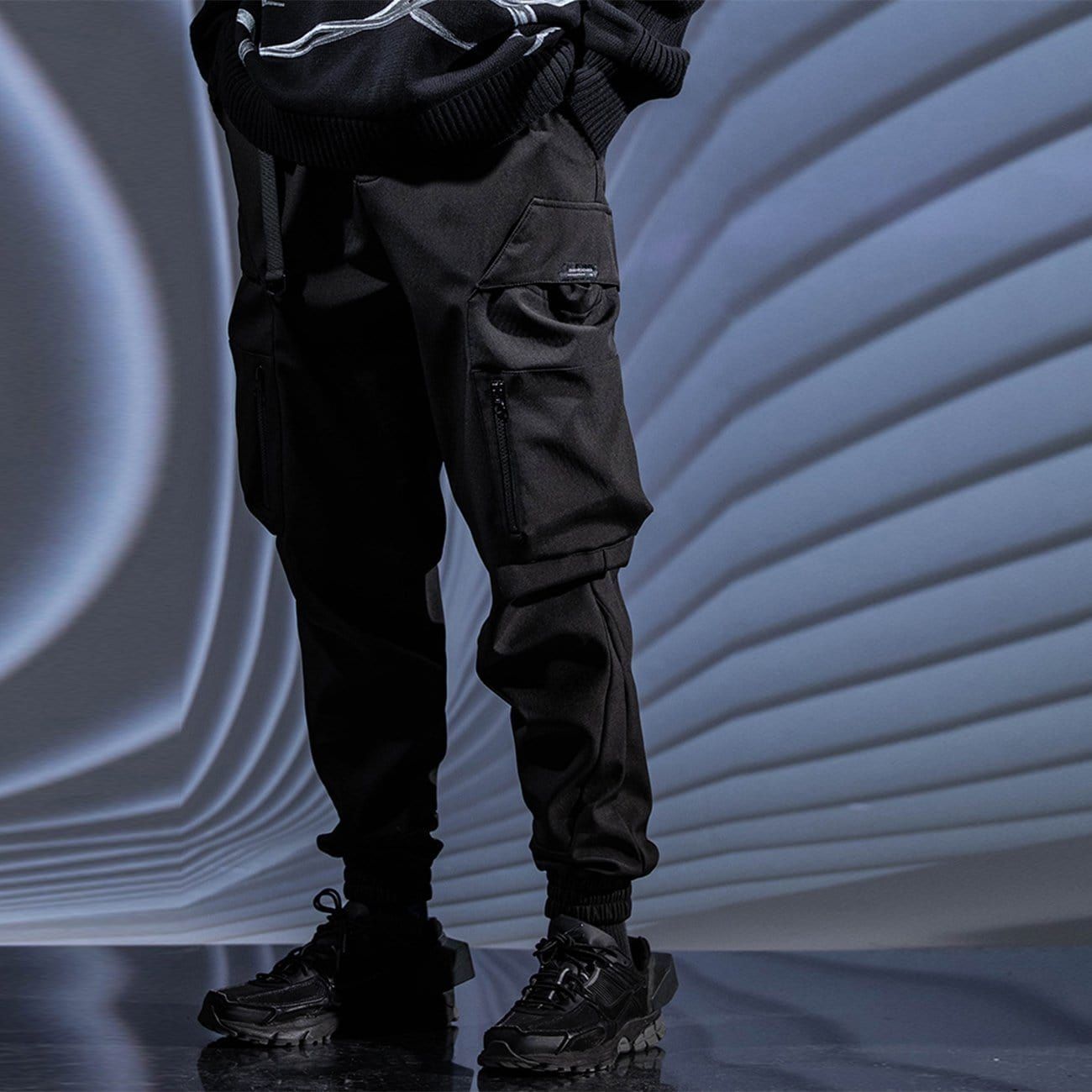 Cyberpunk Big Pockets Cargo Pants sold by Yugen Theory product image thumbnail 2