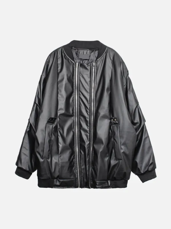 Double Zip Up Winter Coat sold by Yugen Theory