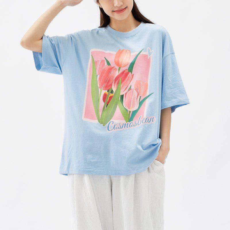 Summer Tee Flowers Graphic sold by Yugen Theory product image thumbnail 5