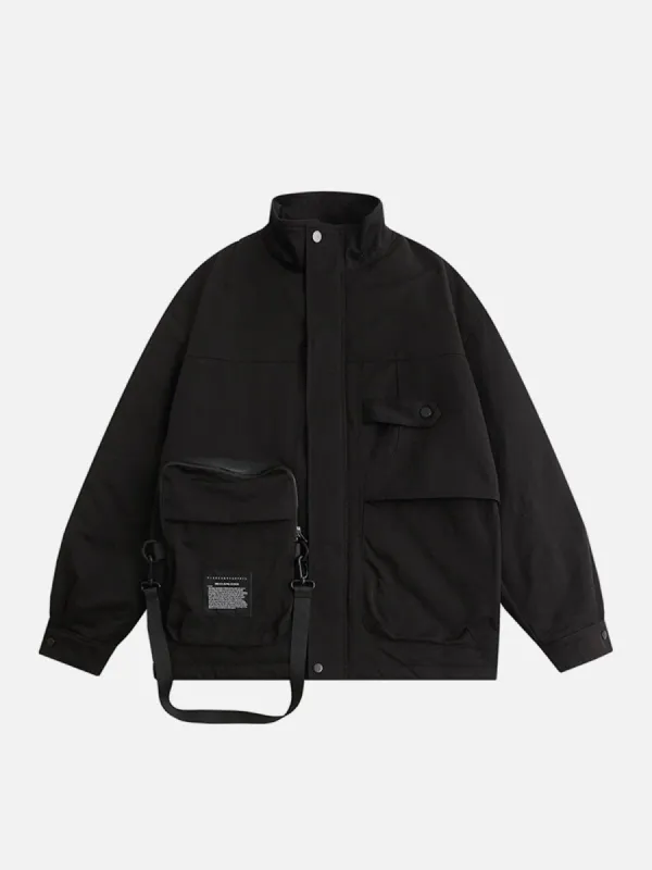 Patchwork Bag Winter Coat sold by Yugen Theory