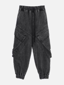 Big Pocket Washed Jeans sold by Yugen Theory