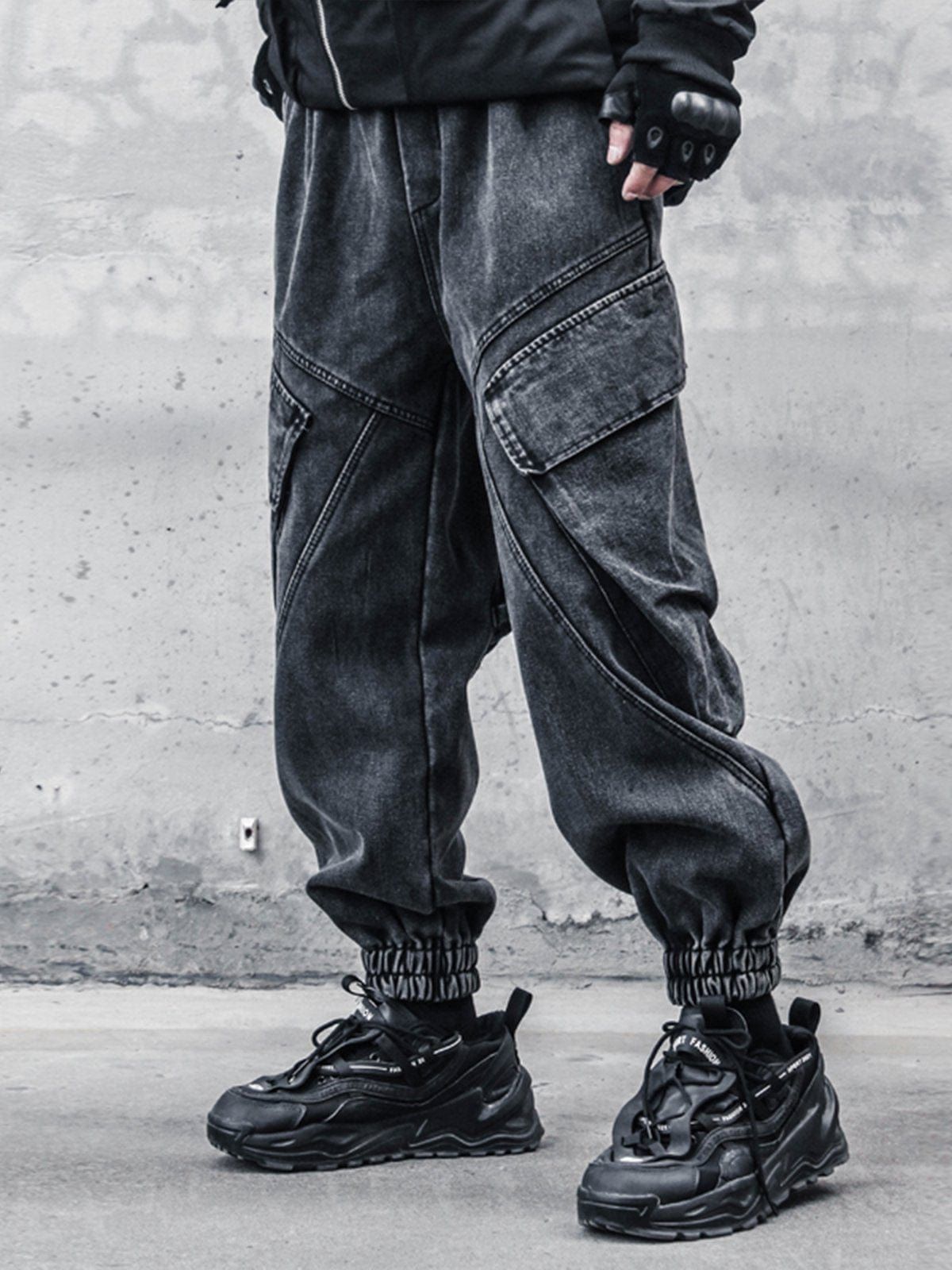 Big Pocket Washed Jeans sold by Yugen Theory product image thumbnail 2