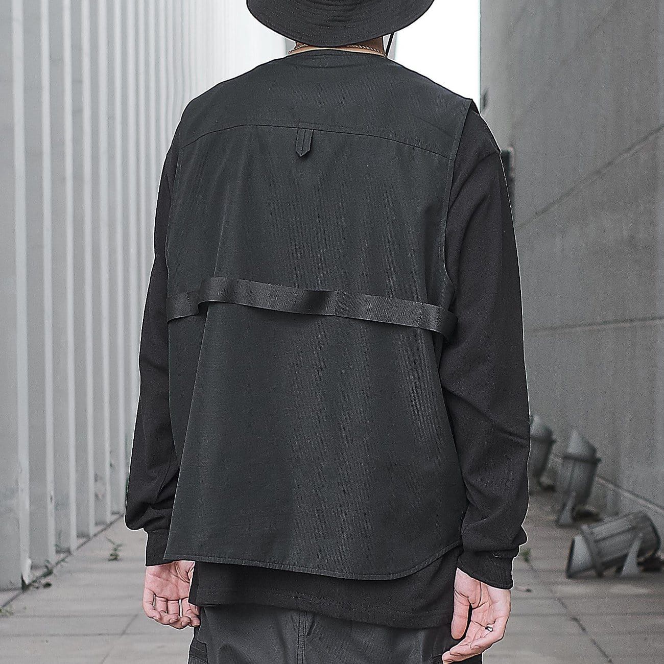 Punk Combat Multi-pocket Ripstop Vest sold by Yugen Theory product image thumbnail 5