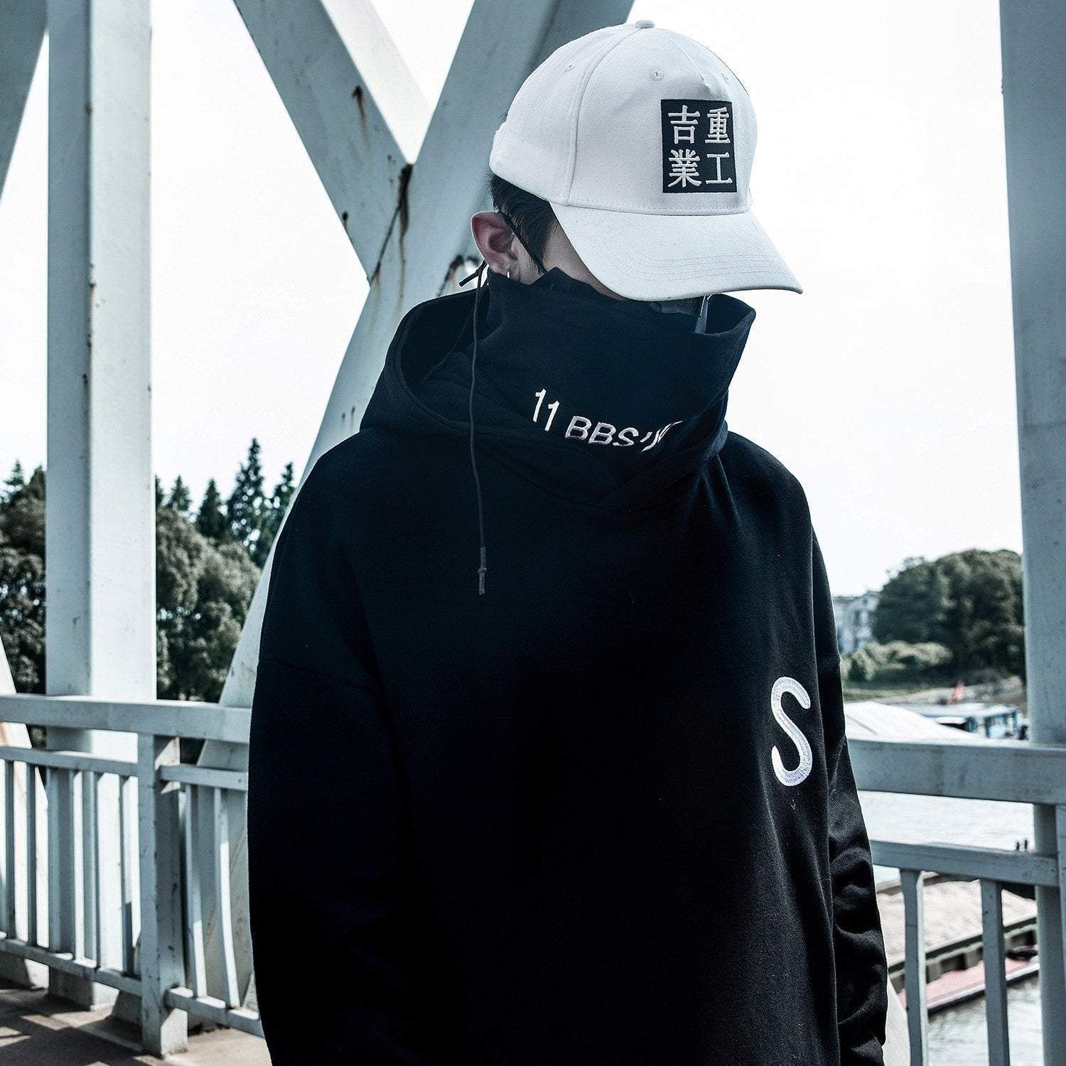 S High collar hoodie sold by Yugen Theory product image thumbnail 4