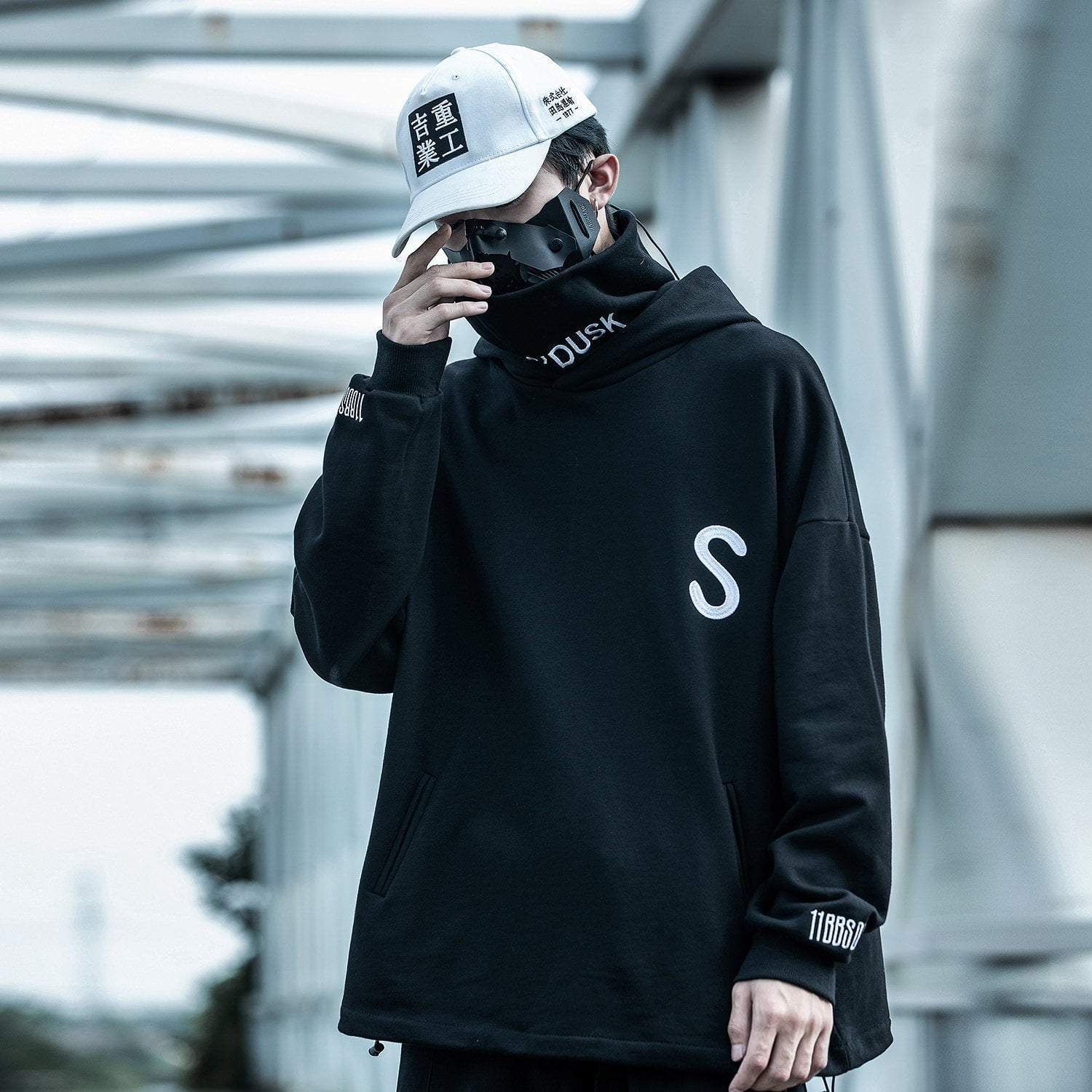 S High collar hoodie sold by Yugen Theory product image thumbnail 3