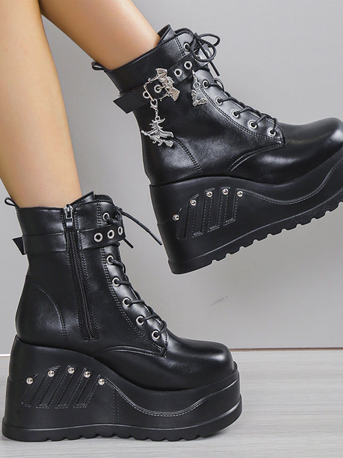 Punk Thick Soles Boots sold by Yugen Theory product image thumbnail 5