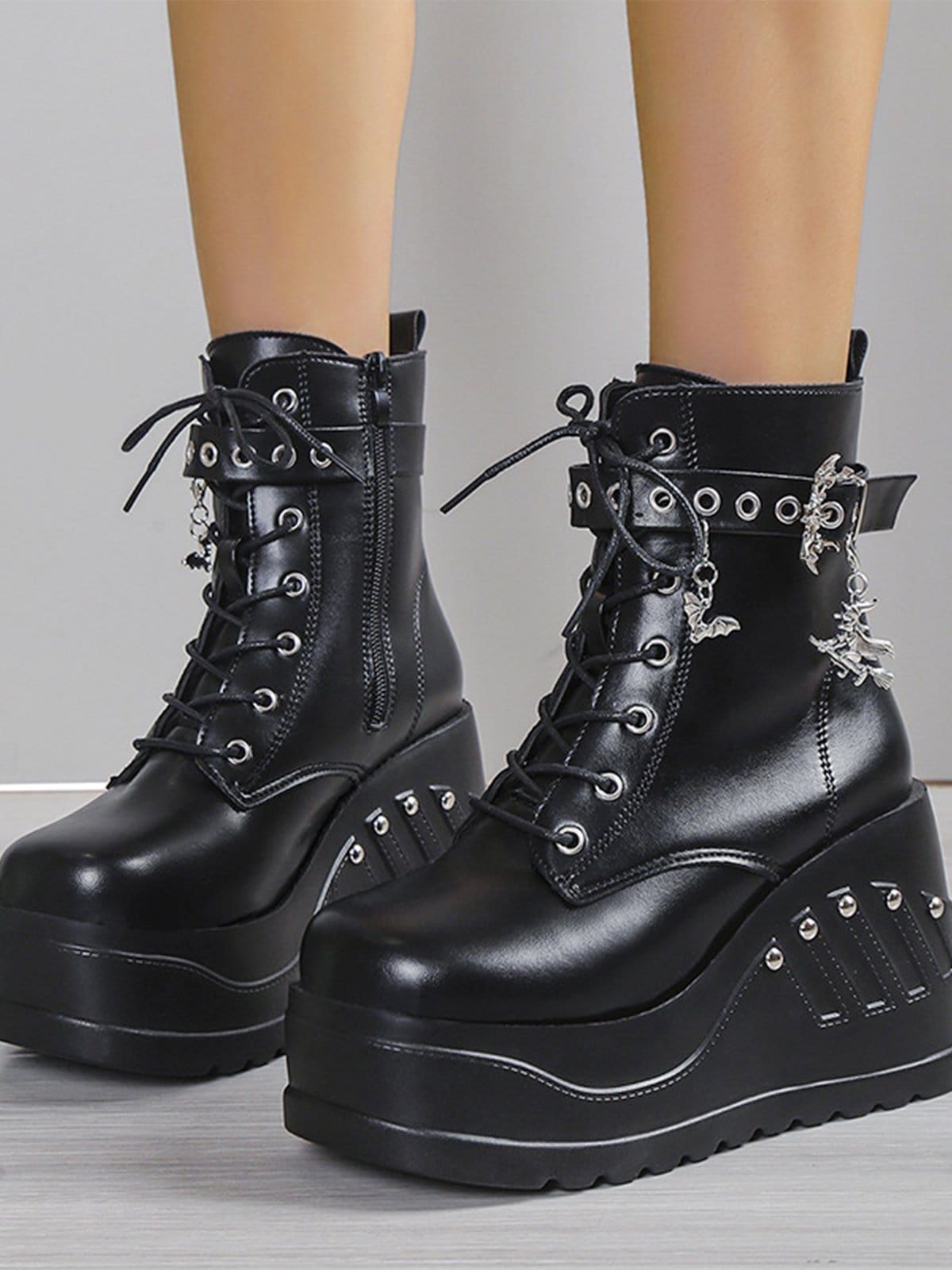 Punk Thick Soles Boots sold by Yugen Theory product image thumbnail 4