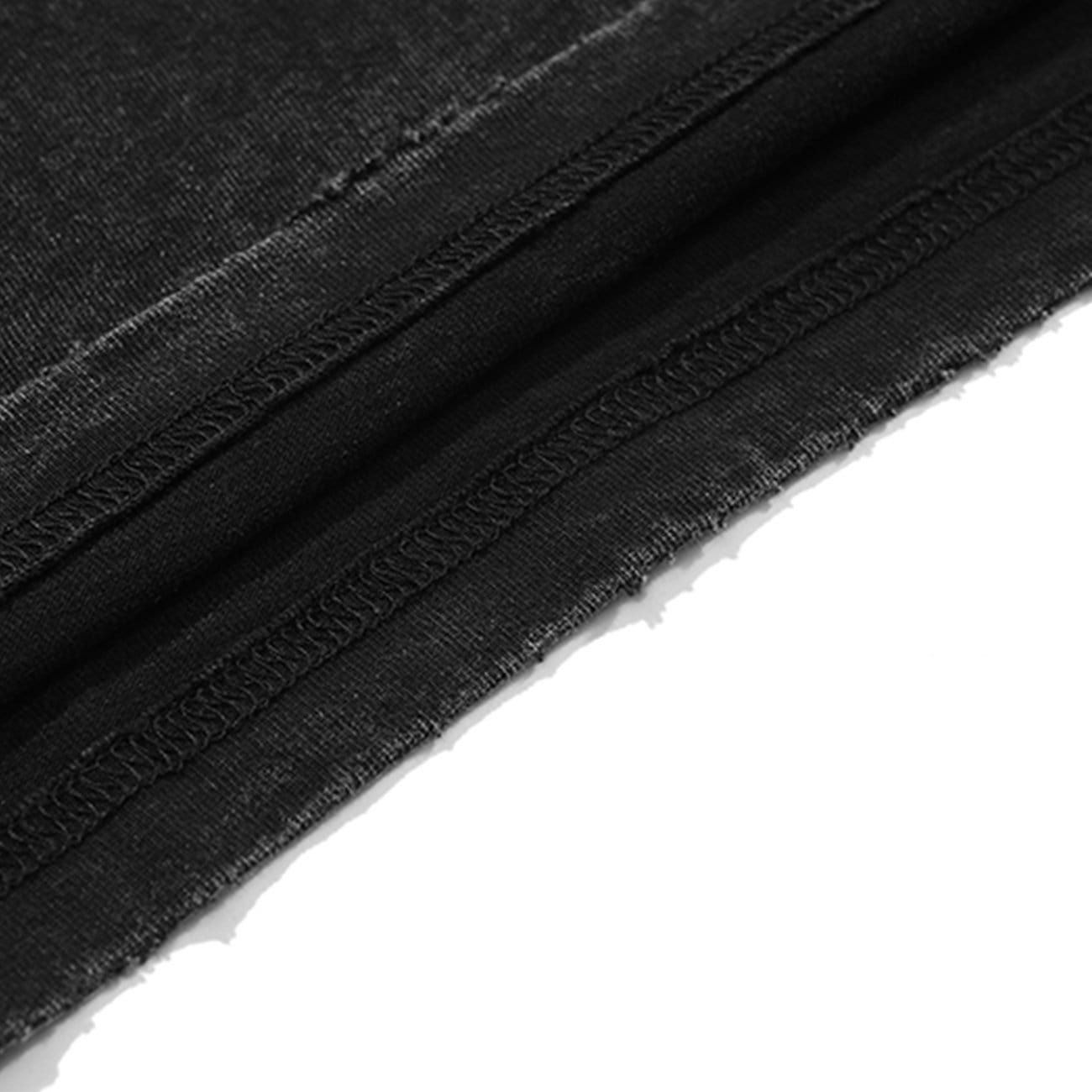 Lightning Eagle Print Washed T-Shirt sold by Yugen Theory product image thumbnail 4