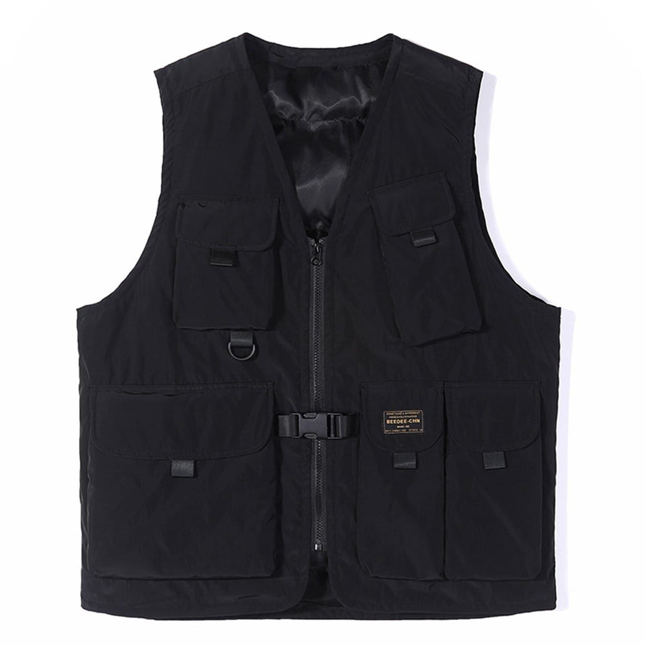 Multi-pocket Cotton Vest sold by Yugen Theory