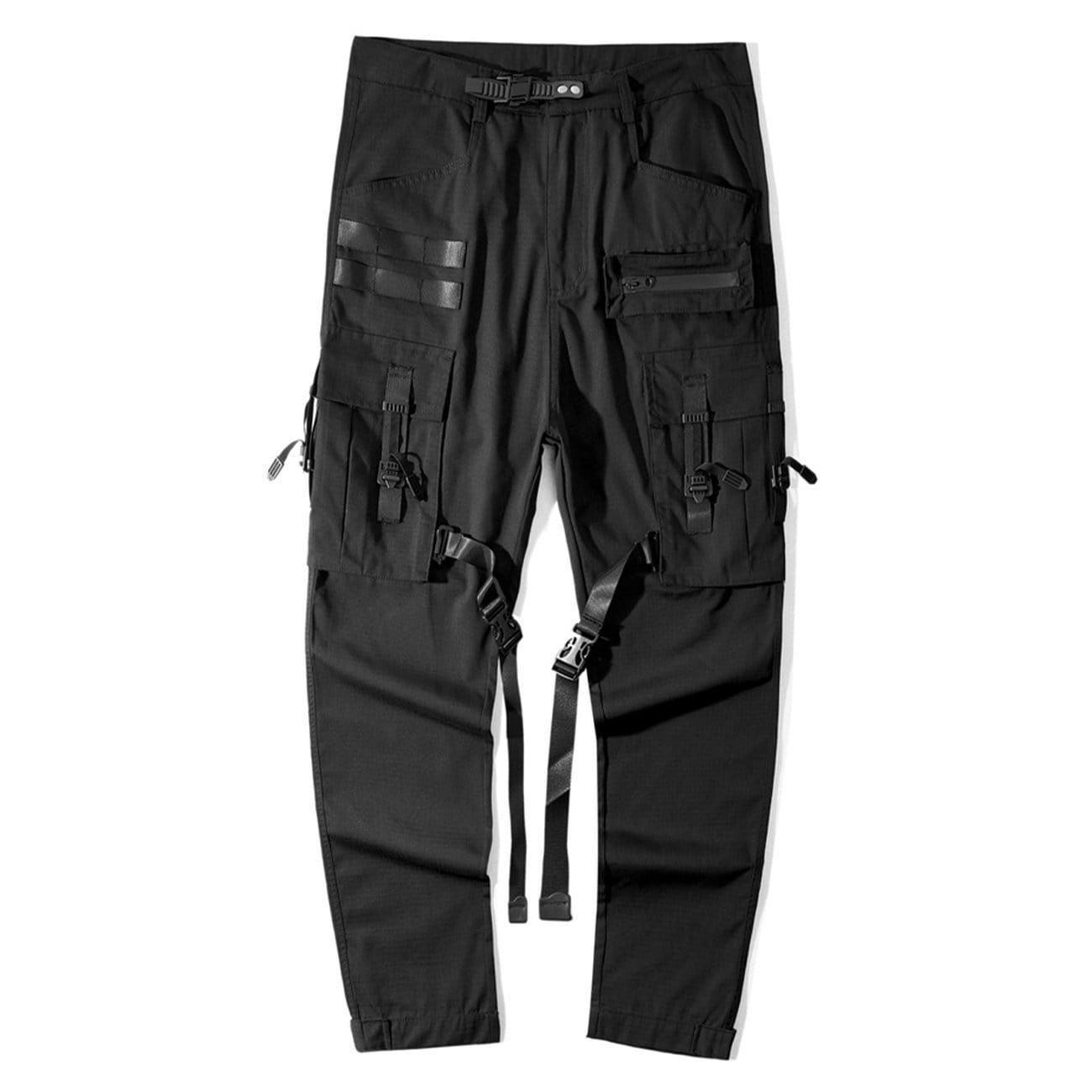 Combat Ribbons Pockets Cargo Pants sold by Yugen Theory