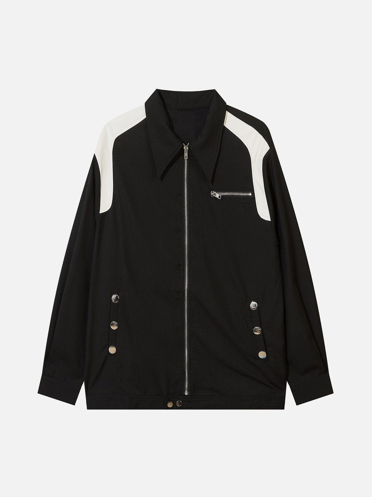 Patchwork Buttons Jacket sold by Yugen Theory