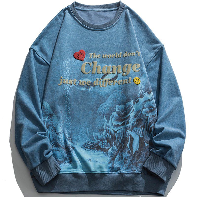 Vintage Sweatshirt Sea World Print sold by Yugen Theory product image thumbnail 2