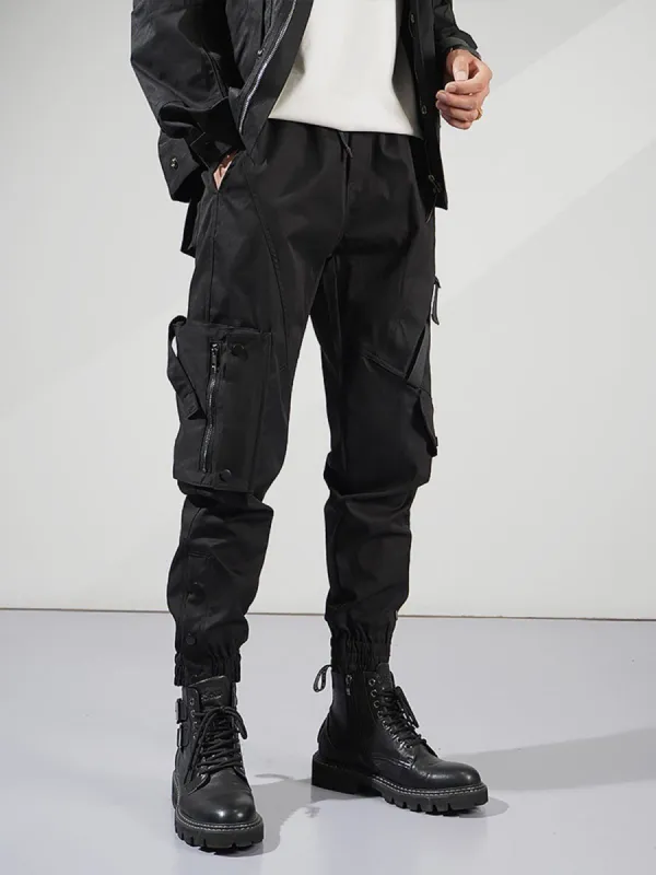 Multi Pocket Buttons Cargo Pants sold by Yugen Theory