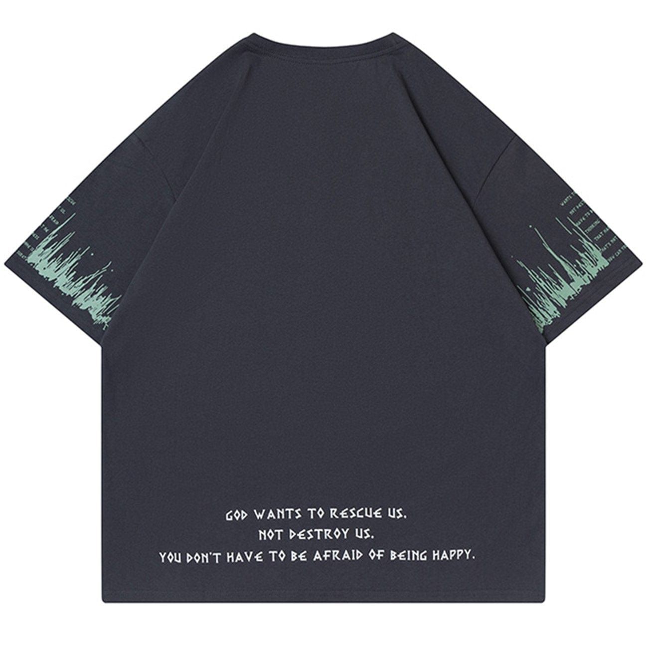 Devil Wings Graphic T-Shirt sold by Yugen Theory product image thumbnail 2