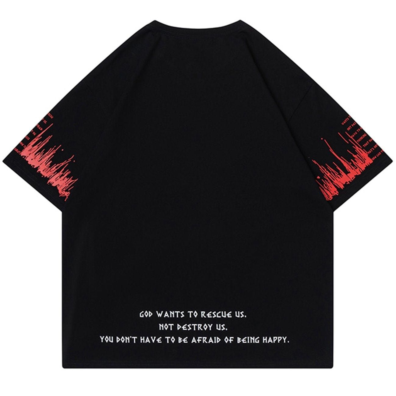 Devil Wings Graphic T-Shirt sold by Yugen Theory product image thumbnail 4